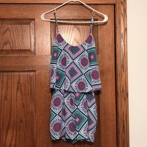 Printed Romper